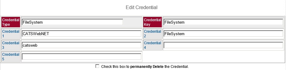 FileDumpCreedential