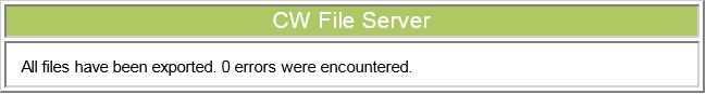 File Server Export